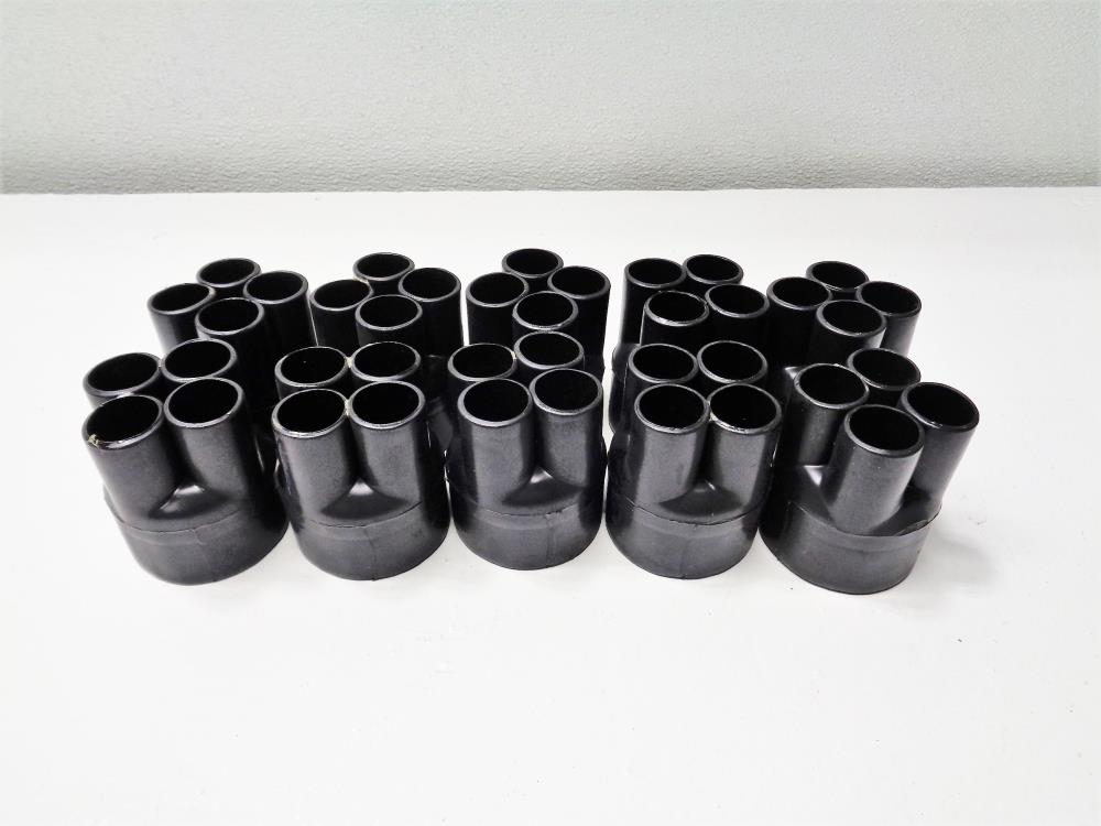 Lot of (10) 3M Heat Shrinkable Cable Breakout Boot 4-Way Outlet HDBB-415-1-250 